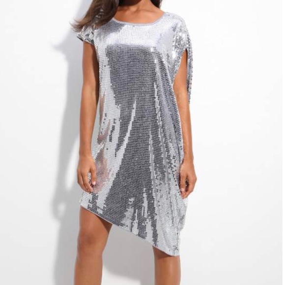 ➡️ Brown MK asymmetric mini dress - Picture 2 of 7